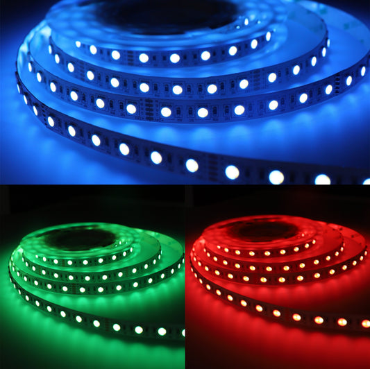 YUJILEDS 3-in-1 RGB LED Flexible Strip - 60 LEDs/m - 5m/Reel
